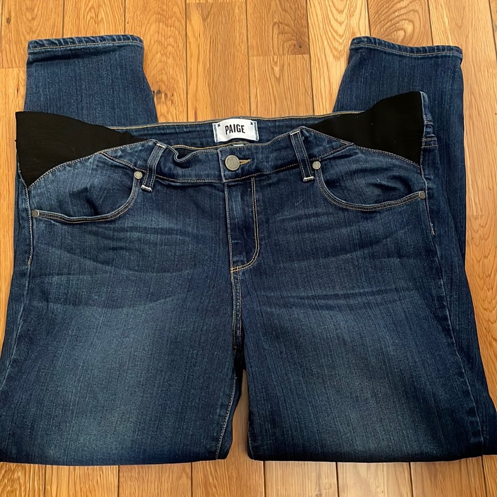 Paige Maternity Size 33 Verdugo Crop Jeans